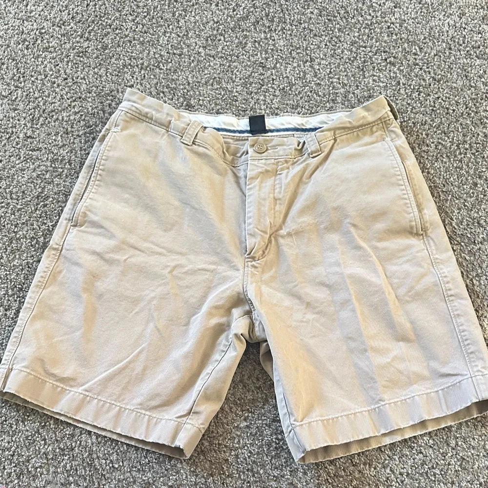 J Crew Cotton Shorts in Light Khaki